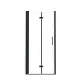 thumbnail image 3 of 36 in. W x 72 in. H Bifold Shower Door with 1/4 "(6 mm) Tempered Glass, Matte Black, 3 of 12