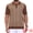 Brown, variant on DARING DIVA Men's Houndstooth Summer Short Sleeve Casual Knit Polo Shirt S Brick Red
