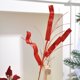 thumbnail image 4 of Hogar y cocina, Decoración del hogar, Decoración navideña, Esquejes largos navideños de 29.52 pulgadas con polvo dorado, decoración para fiestas navideñas, ramas de bolas, lentejuelas de bayas, racimo, 4 of 6