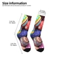 thumbnail image 2 of Rateoe Easter Eggs1 Pattern Children's Socks, Socks Gifts ,kids Crew Soft Cotton Socks , Moisture-Wicking, Durable, Ideal for Daily Wear & Sports, 2 of 5