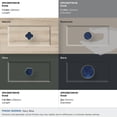 thumbnail image 5 of Amerock Accents 1-1/4 inch (32mm) Diameter Gold/Navy Blue Cabinet Knob - 2 Pack, 5 of 7