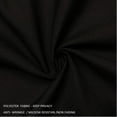 thumbnail image 3 of Ruffled Black Fabric Shower Curtain, 3 of 6