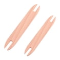 thumbnail image 4 of 2Pcs DIY Wooden Shuttles Weaving Stick Knitting Tools Sewing Accessories for Sweater, 4 of 9