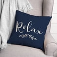thumbnail image 3 of Creative Products Relax on Blue 18x18 Indoor / Outdoor Pillow, 3 of 3