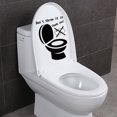 thumbnail image 4 of Jinsinto Toilet Stickers Creative Decoration Removable Stickers, 4 of 5