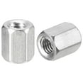 thumbnail image 1 of Unique Bargains M5 x 0.8 Pas 10mm Longueur Écrous d'Accouplement, 8 Pack 304 Acier Inoxydable Hexagonal Écrous d'Accouplement, 1 of 5