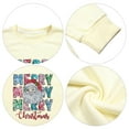 thumbnail image 7 of VILOVE Women Oversized Merry Christmas Sweatshirt Santa Graphic Merry Letter Print Crew Neck Long Sleeve Pullover Tops, 7 of 7