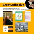 thumbnail image 4 of Strong Self-Adhesive Magnetic Sheets 4x6 inch, Flexible Magnetic Sheets with Adhesive Backing, Non-printable Magnet Paper, 20Mil, 5 Sheets, 4 of 14