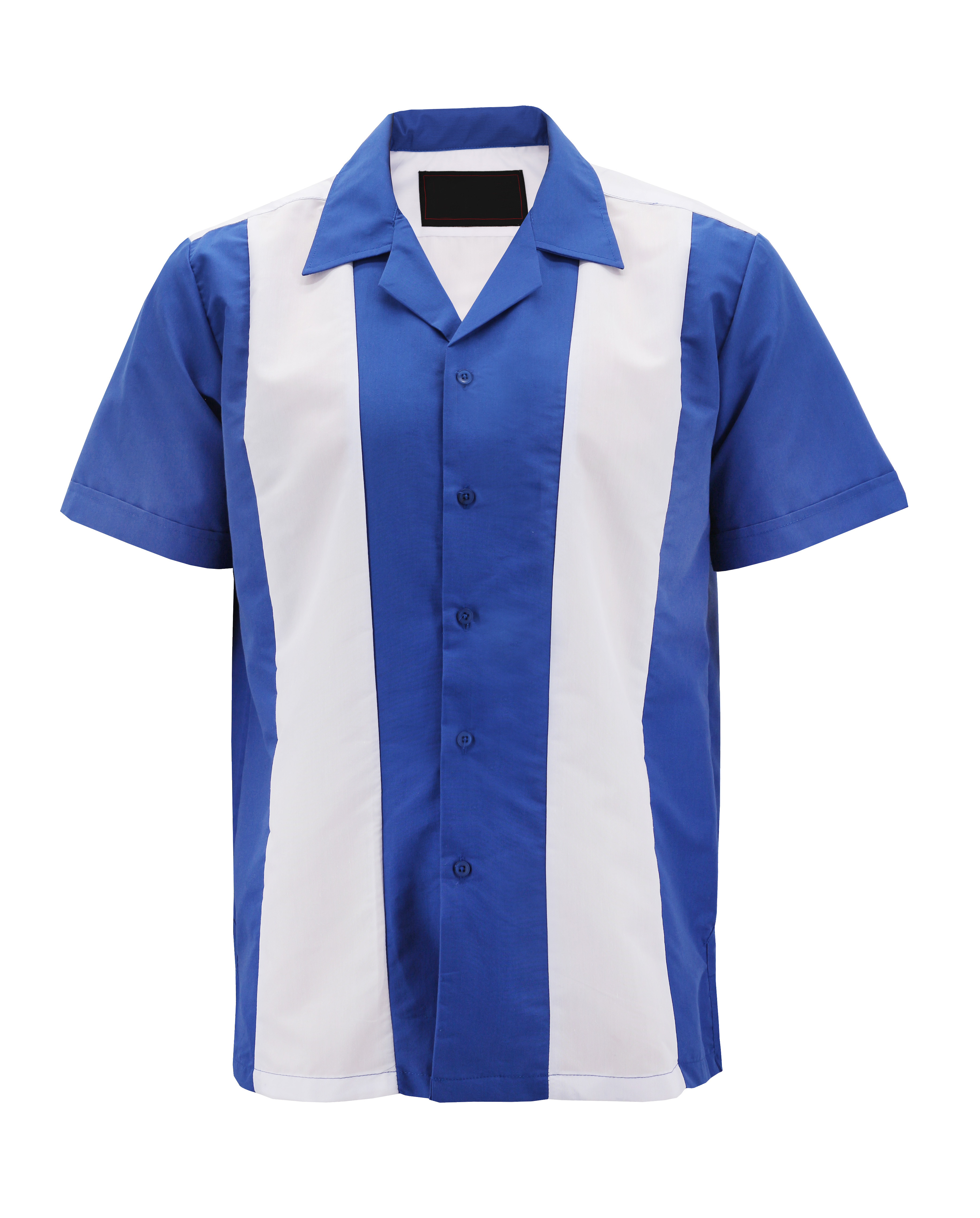 Storm Men's T-Shirt Bowling Shirt Tagless 100% Royal Blue White