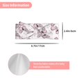 thumbnail image 4 of Fuzoiu Butterflies (2) Print Baby Bow Headband for Newborns, Baby Girl Head Wrap,Baby Shower Gift,Stretchy Hair Accessories for Newborn Infant Toddlers Kids, 4 of 5