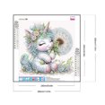 thumbnail image 2 of Pintura de diamante 5D DIY taladro en forma especial parcial diente de león unicornio 30x30cm, 2 of 9