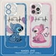 thumbnail image 2 of Funda de teléfono de dibujos animados de Disney Stitch para Apple iPhone 13 14 16 Pro Max XS SE XR 15 11 Pro 12 Mini X 8 Plus, funda suave transparente, 2 of 5