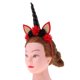 thumbnail image 4 of Cabeza de Cuerno de , Diadema para El Cabello para , Elegante, Accesorio de Cosplay Negro Soledad Diadema de unicornio para niñas, 4 of 10