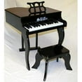 thumbnail image 2 of Schoenhut Toy Piano 3005B 30 key Black Fancy Baby Grand with Bench, 2 of 2