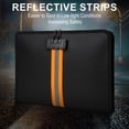 thumbnail image 4 of Fireproof Document Bag with Lock,13x9.2Inch Fireproof Money Bag,with Zipper and Lock,Suitable for Tablets, A4 Documents, 4 of 8