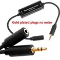thumbnail image 2 of Stereo Audio Isolation 3.5mm Speaker Audio Noise Noise Common Ground Filter Eliminator GROUND LOOP Isolator, 2 of 5