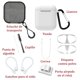 thumbnail image 2 of Funda y kit de accesorios 9 en 1 para Airpods 2 o 1 blanco Gadget Collection Mx FKAA2-01, 2 of 8