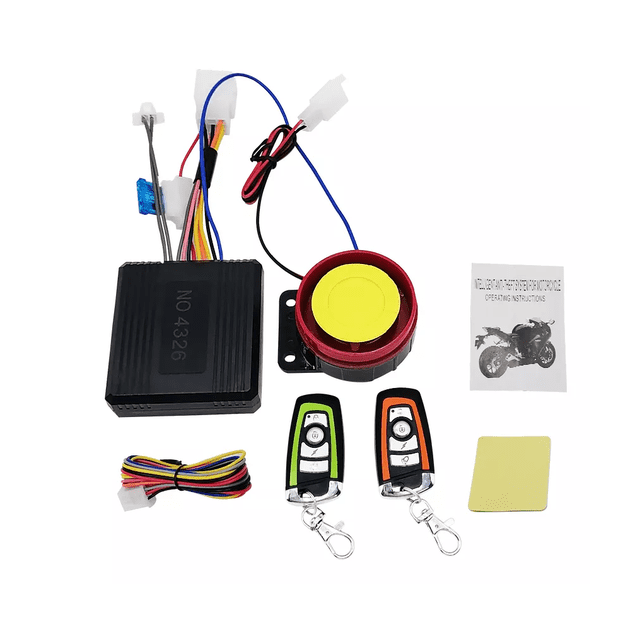 Alarma Arranque Control Remoto Para Moto Antirrobo
