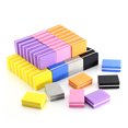 thumbnail image 2 of 50Pcs Nail Files Dual Side Sufficient Quantity High Elasticity Compact Size Reusable Polish Nail Surface Cotton Colorful Mini Toenail Fingernail Files Blocks Nail Supplies, 2 of 8