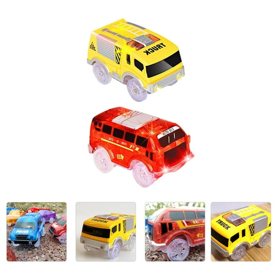 LEORX 2Pcs Electric Car Toy For Children Assorted Color Vehicle Toy Hands On Ability Improvement