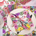 thumbnail image 2 of 60Pieces Flamingo Disposable Beverage Colorful Flowers Summer Party Napkins, 2 of 4