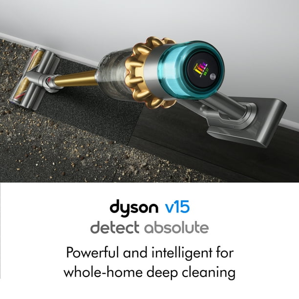 Dyson V15 Detect Gold - HEPA vacuums for home goods stores