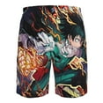 thumbnail image 6 of My Hero Academia Deku Men's Beach Shorts Swim Trunks Casual Quick Dry Board Shorts Swimwear with Mesh Lined and Pockets, 6 of 8