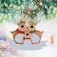 thumbnail image 5 of Decoración navideña 2021, adorno familiar personalizado para árbol de Navidad, adornos para árbol de Navidad de renos, decoración, lindo ciervo, alce, regalo navideño, 5 of 5