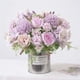 thumbnail image 4 of Bouquet Artificial Silk Flowers, Wedding Valentines Decor, Silk Fake Flowers Bouquet, Elegant Bridal Centerpiece, Long Lasting Artificial Flowers, Foldable Tabletop Bouquet, Metal Stand, 4 of 8