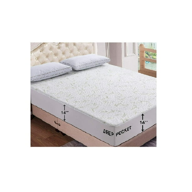 King Size Waterproof Mattress Protector Bamboo