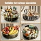 thumbnail image 5 of Caja De Almacenamiento Giratoria 360, De Plstico, 45, 7 X 30, 5 X 30, 5 Cm, Apilable, Con Mltiples Compartimentos, Ideal Para Organizar Utensilios De Cocina Y Artculos De Bao. Paquete De, Ukhbmc, 5 of 7