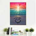 thumbnail image 4 of DIY 5D Diamond Painting Beach by Number Kits, Painting Cross Stitch Full Drill Crystal Rhinestone Bordado Imágenes Artes Artesanía para el hogar Decoración de la pared Regalo BANYUO Electrónica, 4 of 5