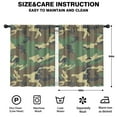 thumbnail image 2 of Blackout Kids Curtains,Green Brown Camo Classic Pattern Childrens Insulated Curtains Set Of 2,Bedroom Essentials,Toddler Room Decor 42"x54", 2 of 5