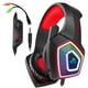 thumbnail image 1 of Hunterspider V1 Auriculares con cable para juegos con micrófono y cancelación de ruido LED Auriculares con cable, negro rojo Advancent EL000993-02B, 1 of 2