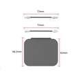 thumbnail image 3 of Cotton Swab - Set of 4 Reusable Ear Cleaners - FAMILY PACK - (Grey), 3 of 5