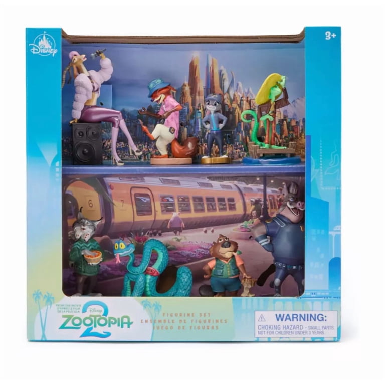 Disney Zootopia 2 Zootopia 8-Piece PVC Figure Set - Walmart.com