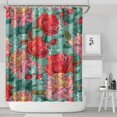 thumbnail image 2 of Waterproof Pioneer Shower Curtain 72x84 Inch Polyester Unique Cute Floral Shower Curtain for Bathroom Hotel Home Decor with 12 Plastic Hooks, 2 of 5