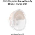 thumbnail image 2 of eufy Security Original 27mm Flange (2-Pack), Replacement Accessories for Wearable Breast Pump E10, Food-Grade Soft Silicone, Durable, Comfortable, Ergonomic Fit, 2 of 3