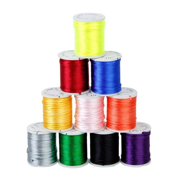 Lotsbestemming Omkleden open haard 10pcs 6M 1mm Nylon Cords Strings Ropes for DIY Necklace Bracelet Craft Making (Random Color) - Walmart.com Lotsbestemming Omkleden open haard 10pcs 6M 1mm Nylon Cords Strings Ropes for DIY Necklace Bracelet Craft Making (Random Color) - Walmart.com