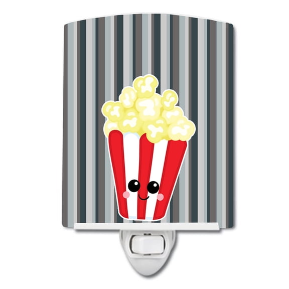 Caroline's Treasures BB7053CNL Popcorn Face Ceramic Night Light, 6x4x3", multicolor