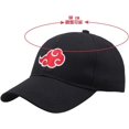 thumbnail image 2 of Gorra Collar Uchiha Itachi Akatsuki Disfraz Negro Hombres Mujeres Sombrero K, 2 of 5