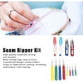 thumbnail image 2 of Seam Ripper Kit, Portable Strong and Durable Seam Ripper Tool for Measurement for Buttonhole Opening, 2 of 5