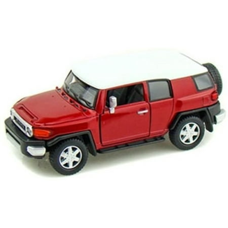 Red 1:36 Scale TOYOTA FJ CRUISER SUV Diecast Model Car By KINSMART