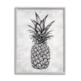 thumbnail image 5 of Stupell Industries Bold Pineapple Line Drawing Rustic Pattern Black White, 24 x 30,Design by Ziwei Li, 5 of 5