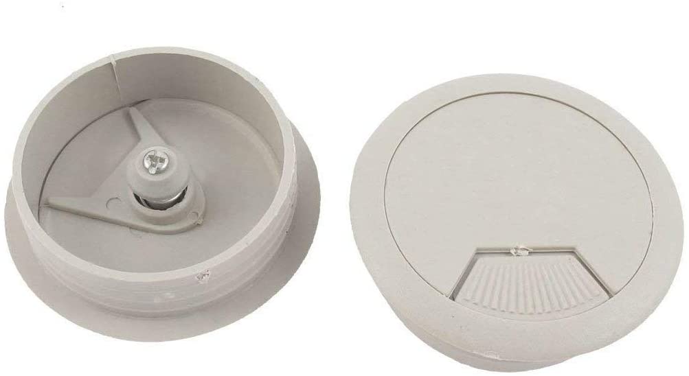 Southwit 50mm Desk Wire Hole Cover Circle Cable TidiesPlastic Computer