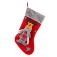 thumbnail image 1 of GUOOL Christmas Xmas Party Tree Hanging Ornament Snowman Santa Elk Stockings Socks Bag, 1 of 8