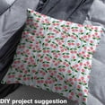 thumbnail image 2 of Homewish Kawaii Cherry Fabric by the Yard 2 Yard,Modern Stripes Aesthetic Room Decor Fabric by the Yard,Red Green Blue Fabric for Sewing For Girl,Breathable Home Decor, 2 of 6