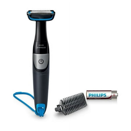 Philips Norelco BG1026/60 Series 1100 Wet And Dry Cordless Operation Bodygroom Trimmer, 100% Water- Resistant