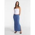 thumbnail image 2 of No Boundaries Foldover Knit Maxi Skirt, Women's XXS-XXL, 2 of 5