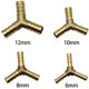 thumbnail image 3 of Conjunto de 4 accesorios de manguera de latón de púas para combustible, aire, agua, gas, aceite (6mm, 8mm, 10mm, 12mm) Feliz Sencillez, 3 of 4